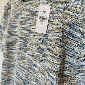 LOFT Tweed Shift Dress